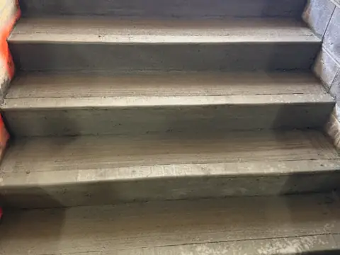 Cast in place stairs. Executive Building Systems project.