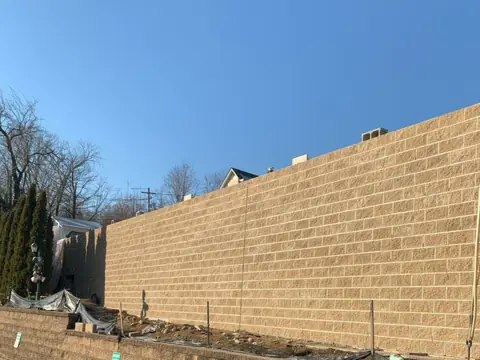 Block wall. Executive Building Systems project.