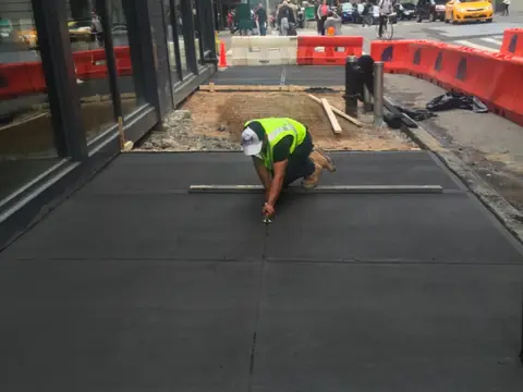 Finishing the walk. Executive Building Systems project.